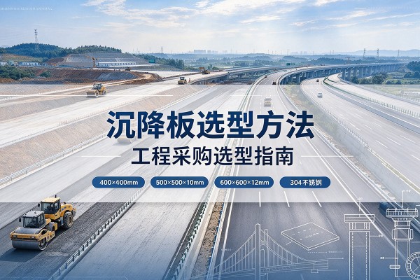 淮上沉降板选择方法