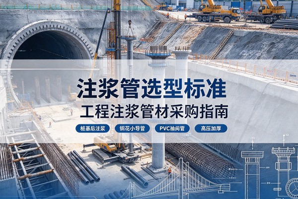 淮上注浆管选型标准